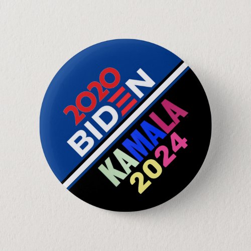 2020 Biden  Kamala 2024 Button