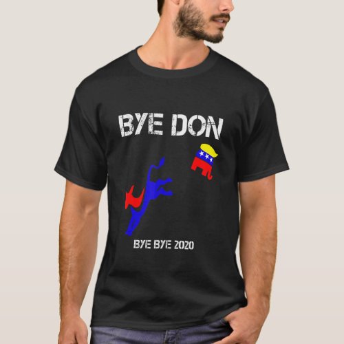 2020 Byedon Donkey Kick Elephant Tramp Hair Tee