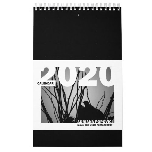 2020 Calendar BW Fine Art Photography Calendar