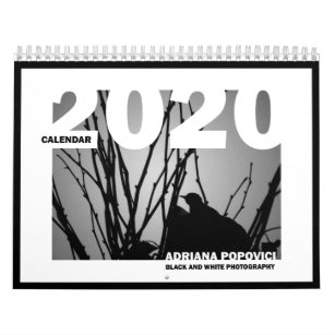 2020 Calendar: B&W Fine Art Photography Calendar