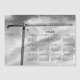 2020 Calendar Chic Construction Crane Photo