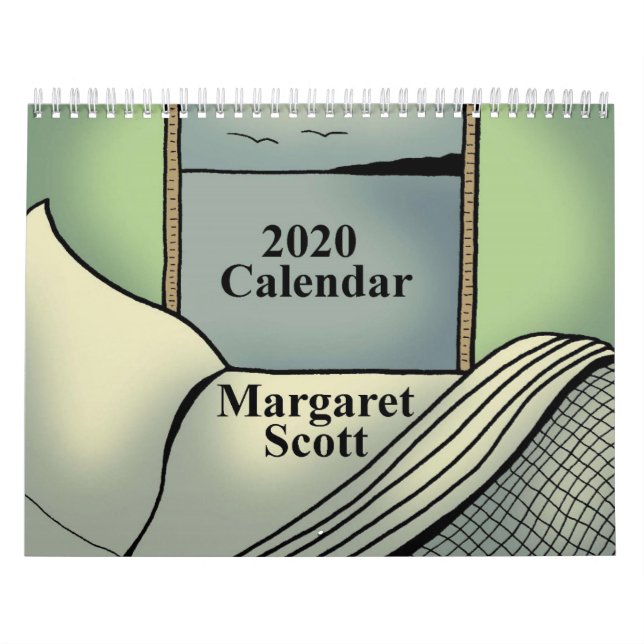 2020 Calendar featuring artwork by Margaret Scott (Cover)