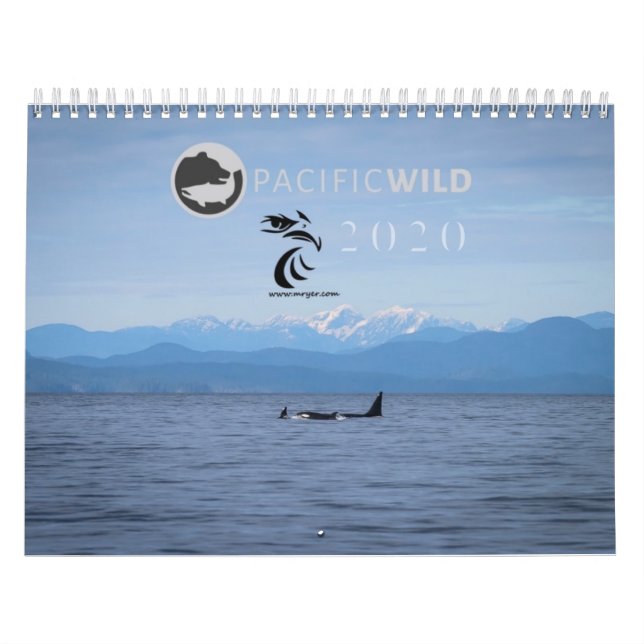 2020 Calendar - featuring Cetaceans (Cover)