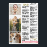 2020 Calendar (See Description for New Version)<br><div class="desc">ARE YOU LOOKING FOR THE 2025 VERSION OF THIS CALENDAR? | Find all our 2025 calendars in the FancyCelebration store here➔  https://www.zazzle.com/store/fancycelebration/products?ps=128&cg=196920781224604082  ➔ You can also find all our calendars in the collection here: https://www.zazzle.com/collections/119258460294242876</div>