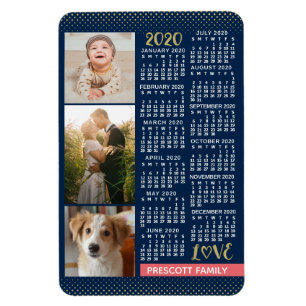 2020 Calendar (See Description for New Version) Magnet