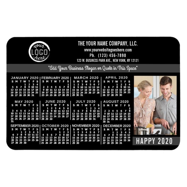2020 Calendar (See Description for New Version) Magnet (Horizontal)
