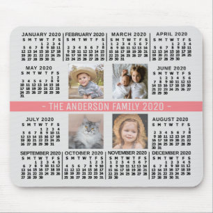 2020 Calendar (See Description for New Version) Mouse Pad