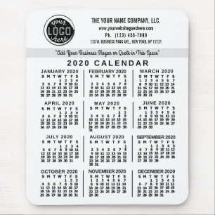 2020 Calendar (See Description for New Version) Mouse Pad