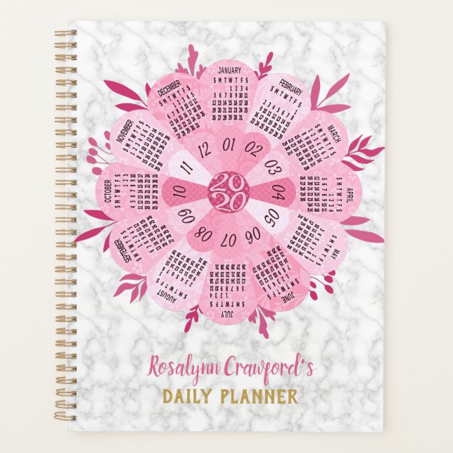 2020 Calendar (See Description for New Version) Planner (Front)