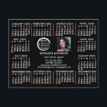 2020 Calendar (See Description for New Version) Postcard<br><div class="desc">ARE YOU LOOKING FOR THE 2025 VERSION OF THIS CALENDAR? | Find all our 2025 calendars in the FancyCelebration store here➔  https://www.zazzle.com/store/fancycelebration/products?ps=128&cg=196920781224604082  ➔ You can also find all our calendars in the collection here: https://www.zazzle.com/collections/119258460294242876</div>