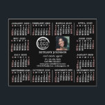 2020 Calendar (See Description for New Version) Postcard<br><div class="desc">ARE YOU LOOKING FOR THE 2025 VERSION OF THIS CALENDAR? | Find all our 2025 calendars in the FancyCelebration store here➔  https://www.zazzle.com/store/fancycelebration/products?ps=128&cg=196920781224604082  ➔ You can also find all our calendars in the collection here: https://www.zazzle.com/collections/119258460294242876</div>