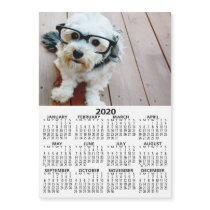 2020 Calendar with Photo Basic Black White Minimal 2020 Calendar with Photo Basic Black White Minimal