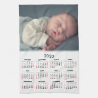 2020 Calendar Your Photo Kitchen Towel