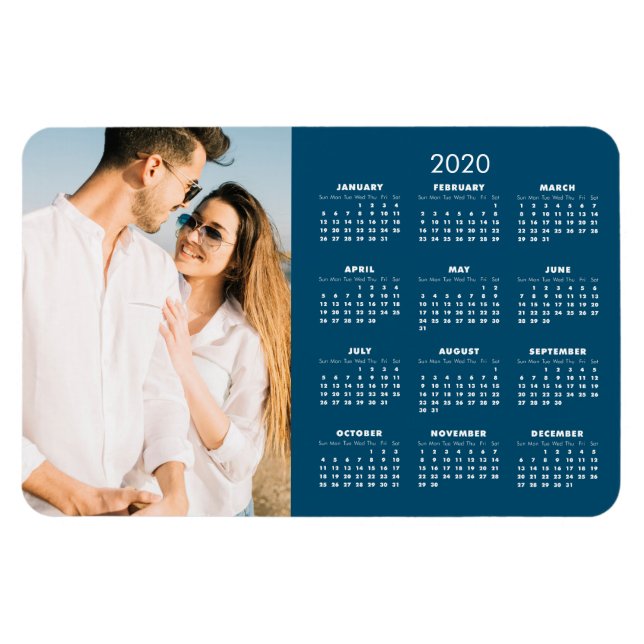 2020 Calendar Your Photo Magnet (Horizontal)