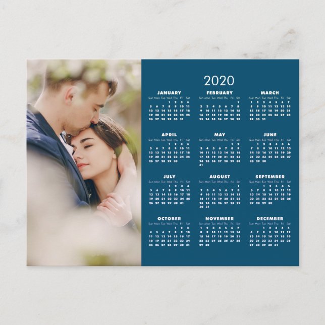 2020 Calendar Your Photo Postcard (Front)