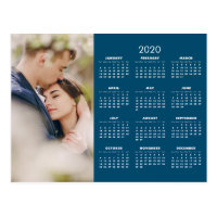 2020 Calendar Your Photo Postcard