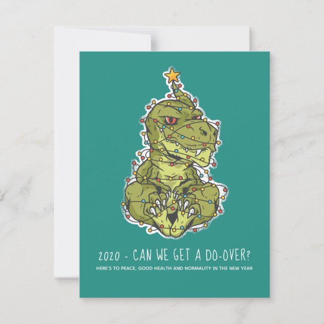 2020 Can We Get A Do-Over Funny TREX Christmas (Front)