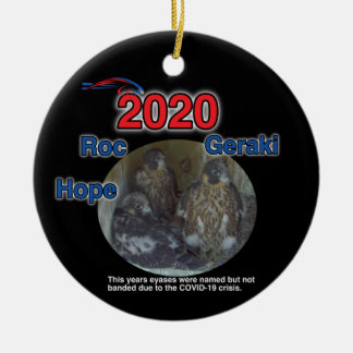 2020 Ceramic Circle Ornament - Roc, Geraki, Hope
