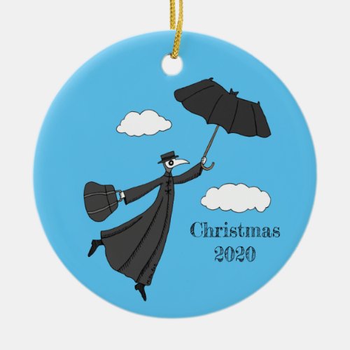 2020 Christmas ornament Plague Doctor Flying Bat