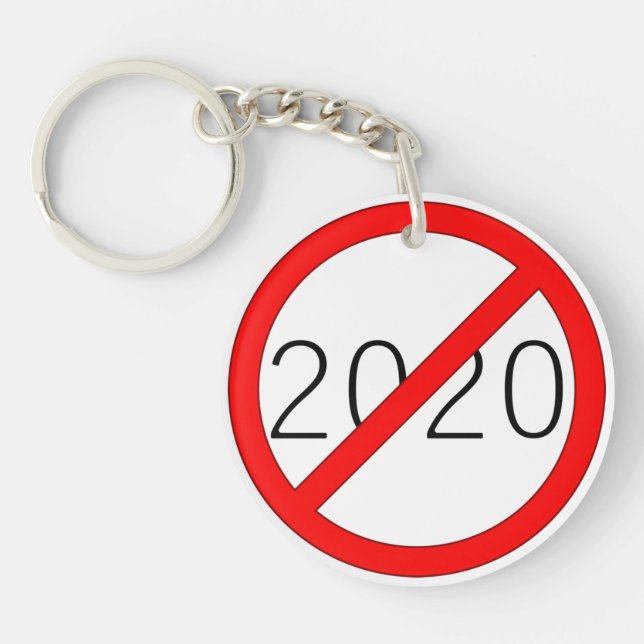 "2020 Cross-Out" Keychain (Front)