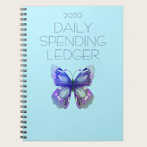 2020 Daily Spending Ledger Bookkeeping Butterfly Notebook 2020 Daily Spending Ledger Bookkeeping Butterfly Notebook