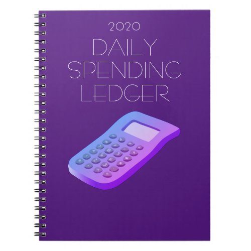 2020 Daily Spending Ledger Financial Management Notebook
