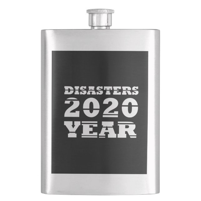 2020 disasters year flask (Front)