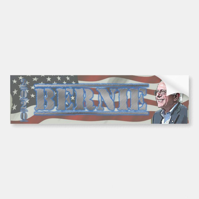2020 Election Bernie Sanders Support Bumper Sticker (Front)