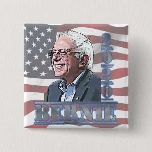 2020 Election Bernie Sanders Support Button