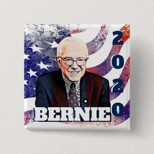 2020 Election Bernie Sanders Support Button