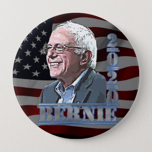 2020 Election Bernie Sanders Support Round Button