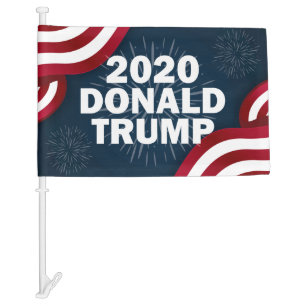 2020 Elections Donald Trump Car Flag