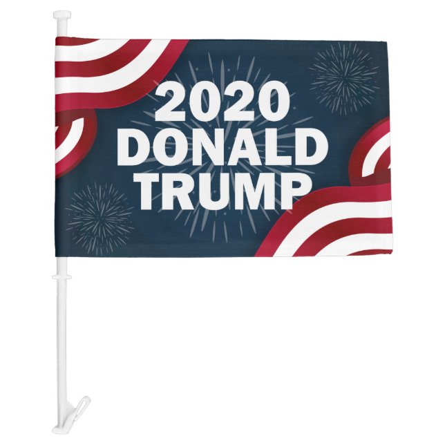 2020 Elections Donald Trump Car Flag (Front)