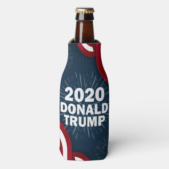 2020 Elections Trump Bottle Cooler (Bottle Front)
