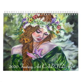 2020 Fantasy Art Calendar Katerina Art