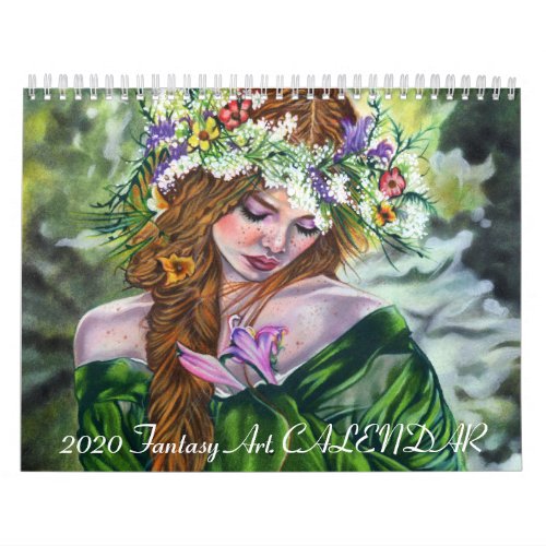 2020 Fantasy Art Calendar Katerina Art