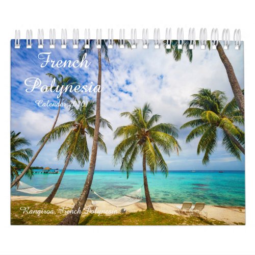 2020 French Polynesia Souvenir Calendar