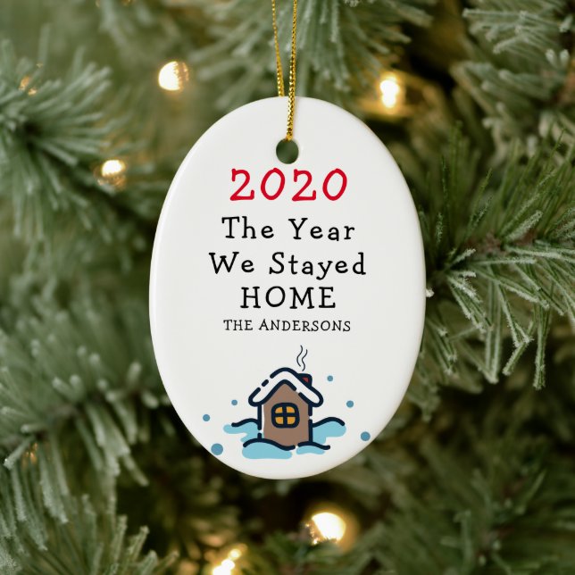 2020 Funny Pandemic Christmas Ornament (Tree)