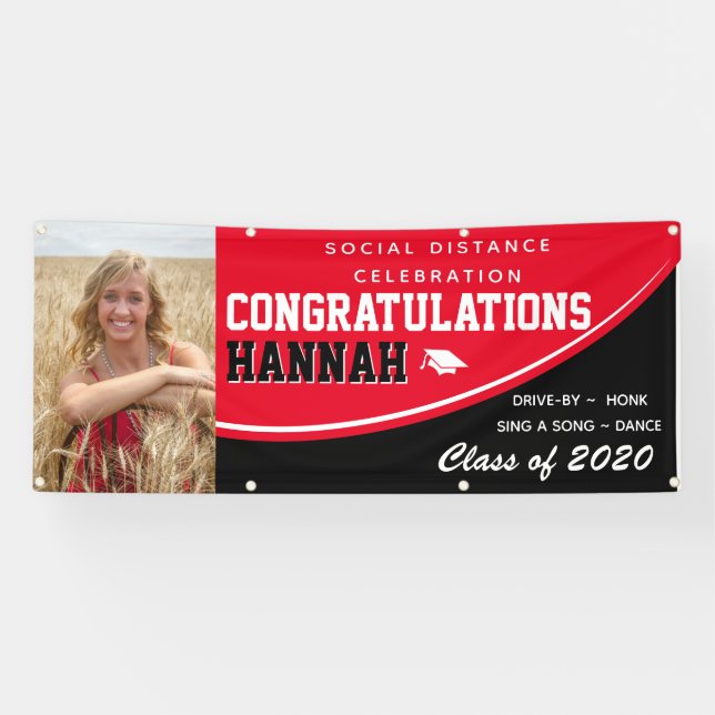 2020 Graduation Decorations: COVID 19 Banner (Horizontal)