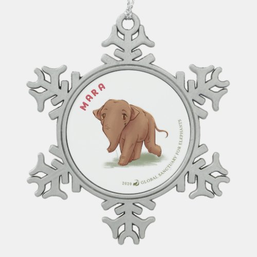 2020 GSE Pewter Mara Snowflake Ornament