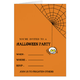 2020 Happy Halloween with Spider and her web Cards