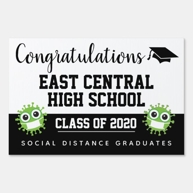 2020 High School, Graduation Signs Yard (Front)