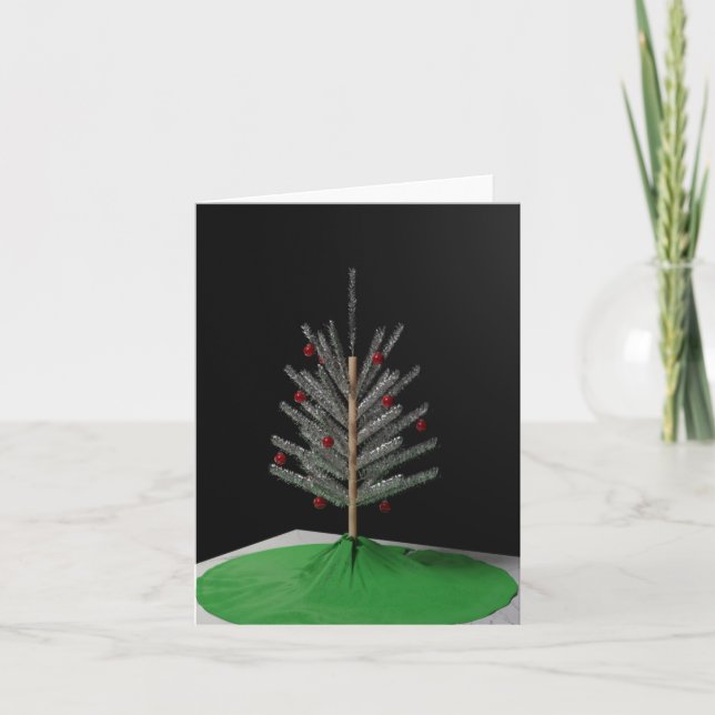 2020 Holiday Card - Aluminum Christmas Tree (Front)