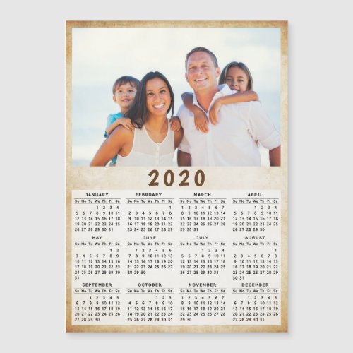 2020 Magnetic Photo Calendar