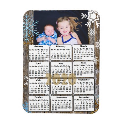 2020 MINI Calendar Magnets with your Family Photo