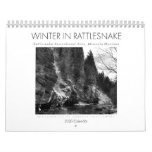 2020 Missoula's Rattlesnake in Winter Calendar
