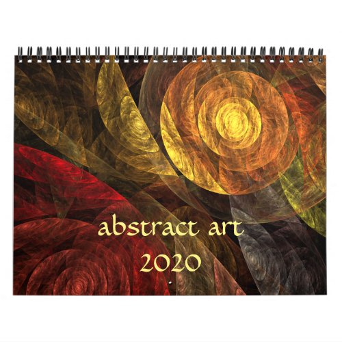 2020 Modern Abstract Art Calendar