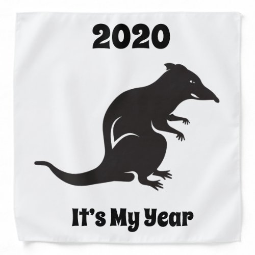 2020 My Rat Year Bandana