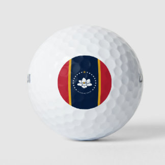 2020 New Mississippi In God We Trust State Flag Golf Balls