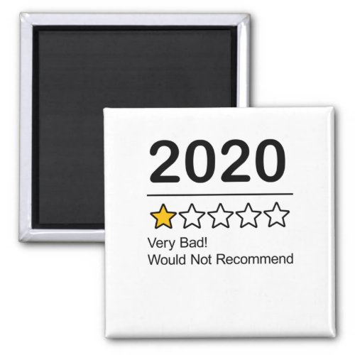 2020 One Star Rating Magnet